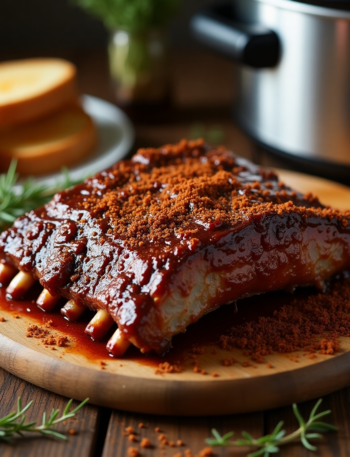Beef Ribs in the Crock Pot